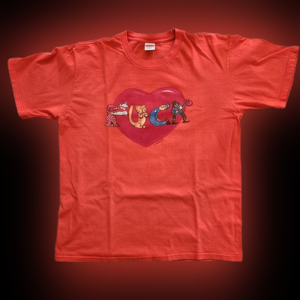 Supreme Fck Love Tee - Red